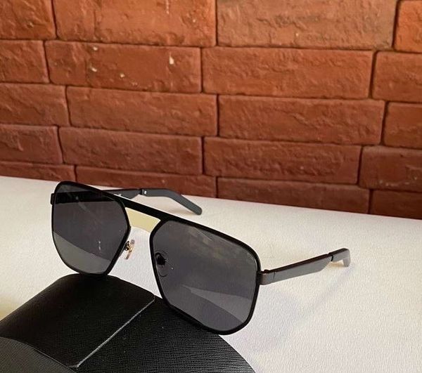 

matte black/grey square sunglasses gafa de sol ladies mens sunglasses shades uv400 new with box, White;black