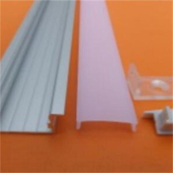 

bar lights yangmin 2m/pcs milky cover diffuser led aluminum channel with end caps and clips