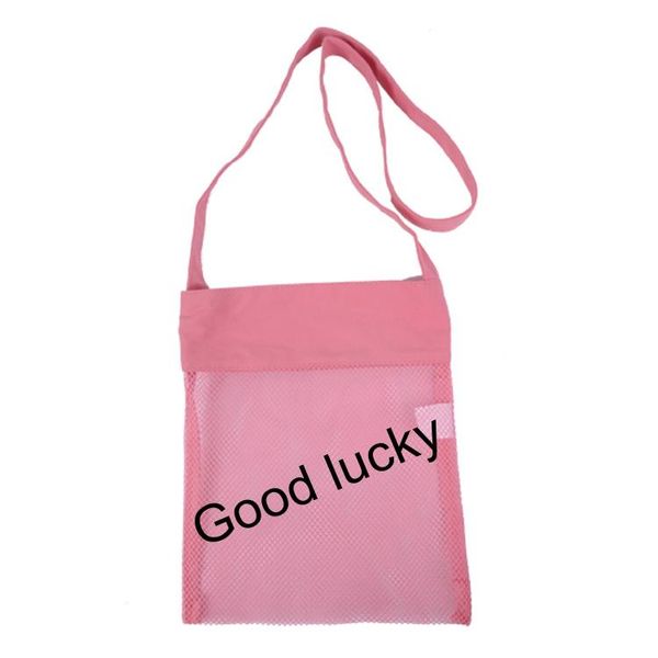 

storage bags 40pcs/lot beach mesh seashell