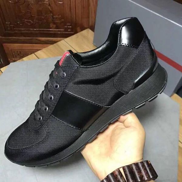 

shoes designers triple race sneakers classic sneaker casual leather runners low trainers back match style mens quality pjfjf, Black