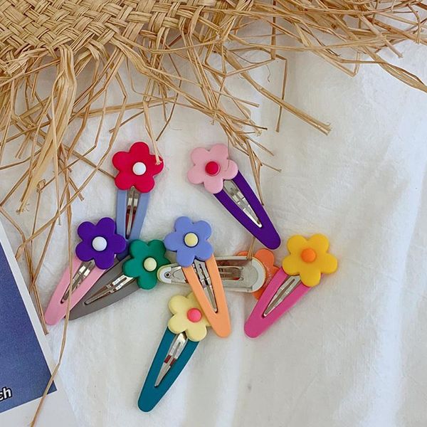 

hair accessories 30# clips hairpins snap clip girls pins women gift candy color rubber bands for, Slivery;white