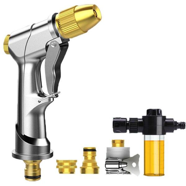 

watering equipments multifunctional garden spray gun household high pressure sprinkler foam car wash nozzle water jet tools