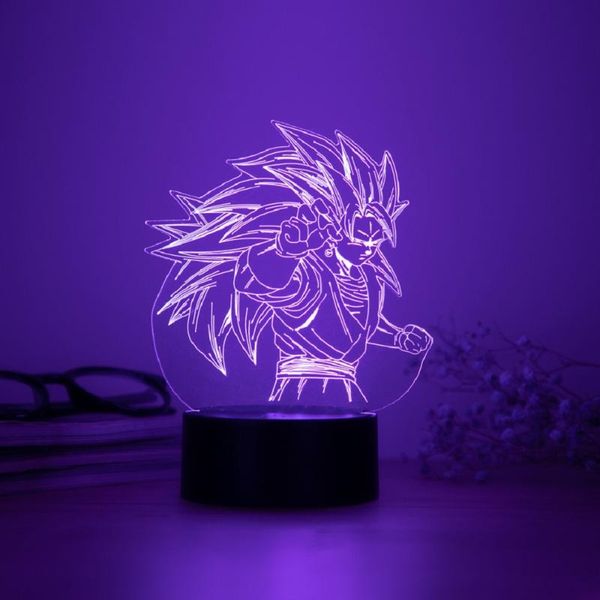 

night lights goku led light levi ackerman 3d anime bedroom decoration children home