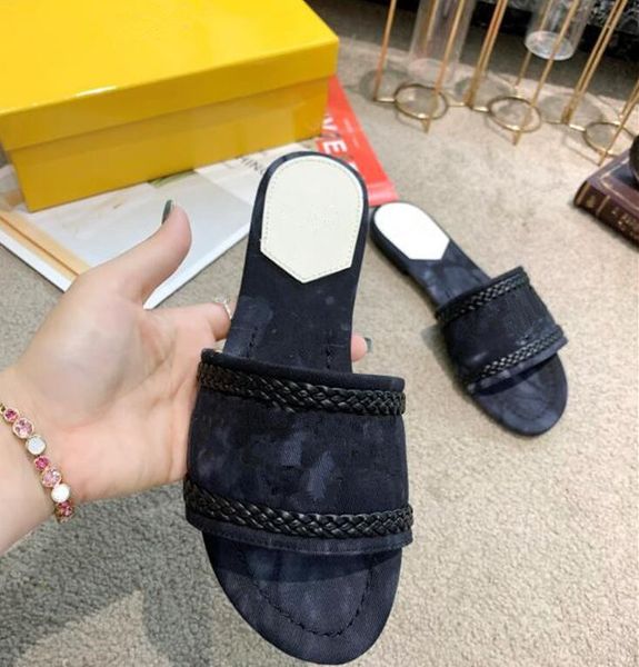 

2021 rubber slippers sandals slides slippers sandals shoes flip flops scuffs for man woman by shoe f65, Black