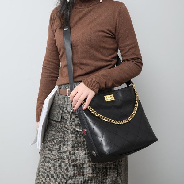 

telfar mini bags quilted leather multi pochette felicie akend zhouzhoubao123 ain bucket fashion versatile one shoulder messenger hanghhangba