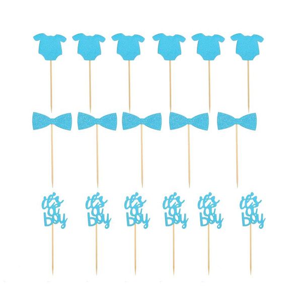 

other festive & party supplies 24 pcs lovely cake er decor cupcake inserting decors paper