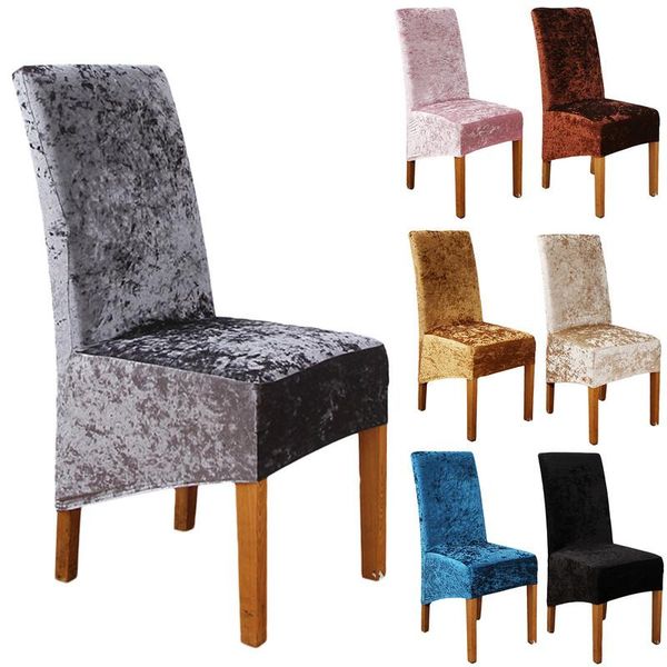 

modern gold diamond velvet chair cover solid color stretch detachable chair protector slipcover for l banquet wedding
