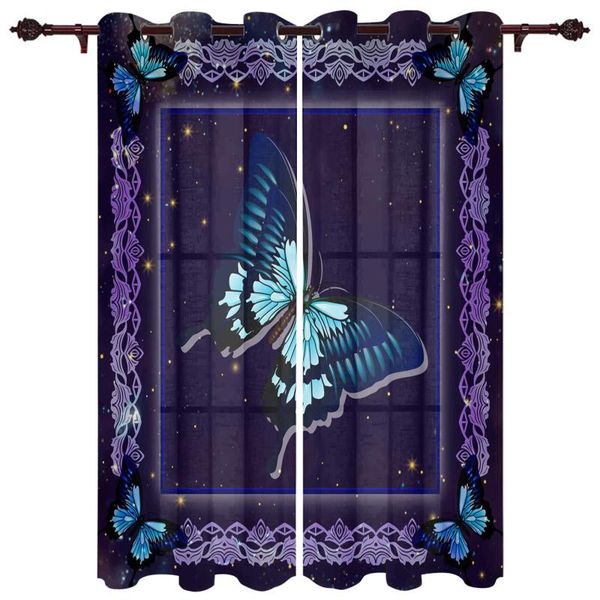 

exquisite home luxury curtains butterfly starry sky glow living room dining room bedroom l exquisite translucent curtains