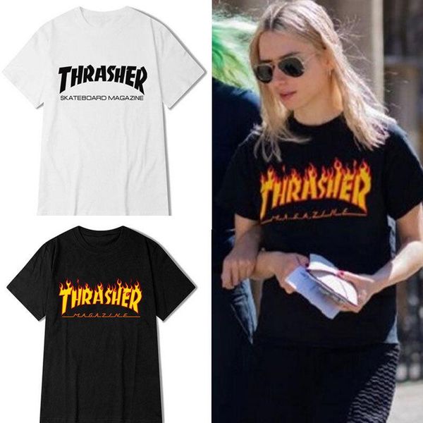 

brand t shirt 2020 brand men women t shirts cotton tee, White;black