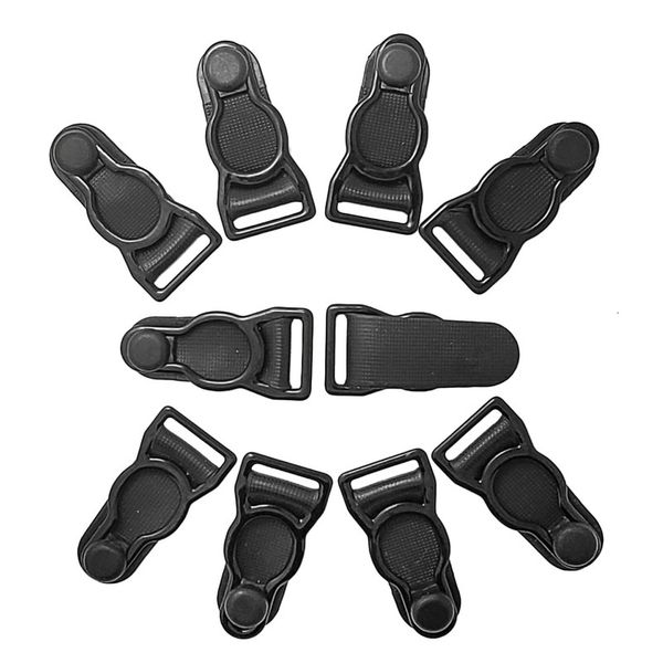 

10pcs multifunction adjustable elastic jar belt bracket, Black;white
