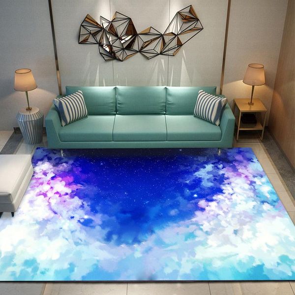 

carpets nordic soft 3d printed area rugs vortex mat anti-slip large rug carpet for living room decor