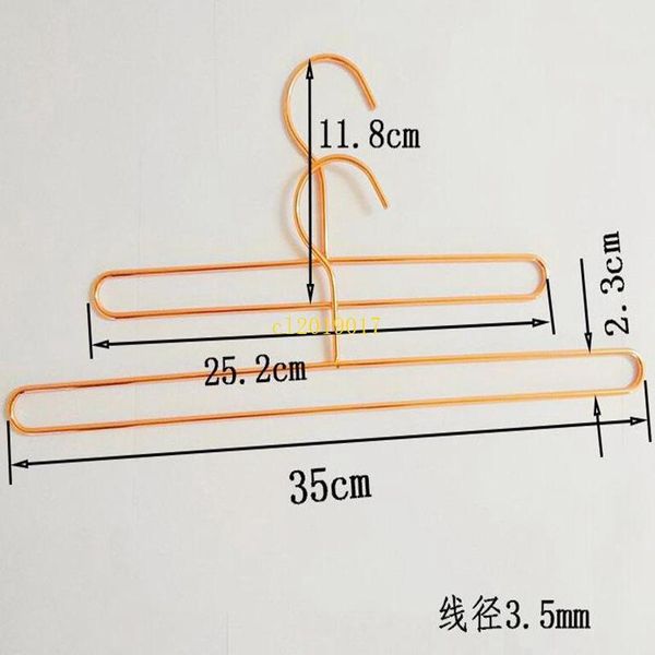 

hangers & racks 200pcs nordic style iron wire metal towl hanger rose gold children baby bath towel socks clothes storage rack