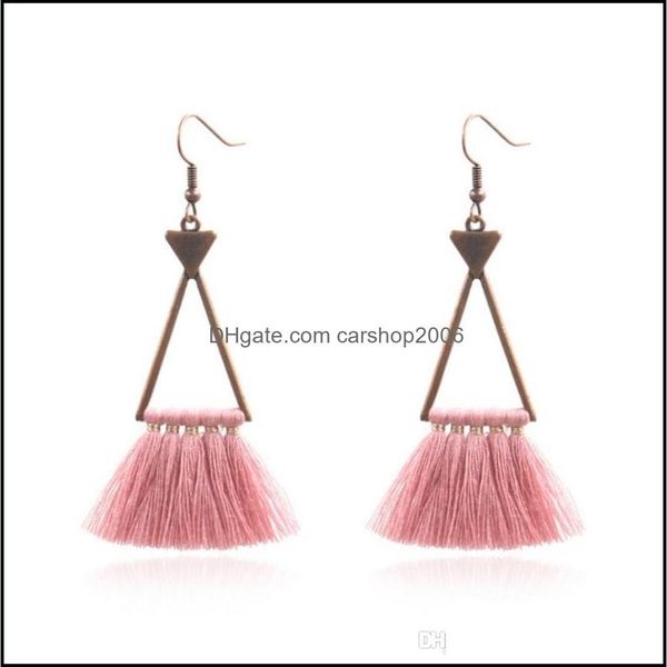 

dangle & chandelier jewelrytassel female boho retro tassel earrings for women drop delivery 2021 rcxy8, Silver