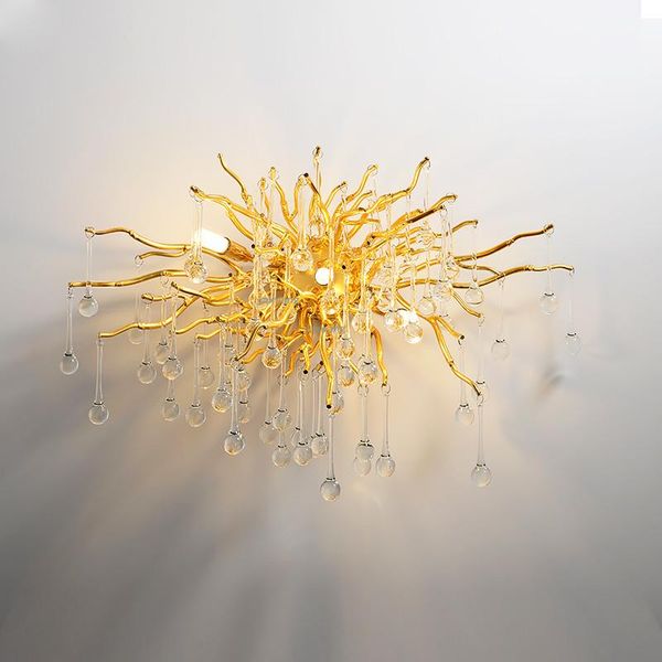 

wall lamps postmodern luxury lamp living room decoration crystal art lighting light fixtures dining sconces luminaires
