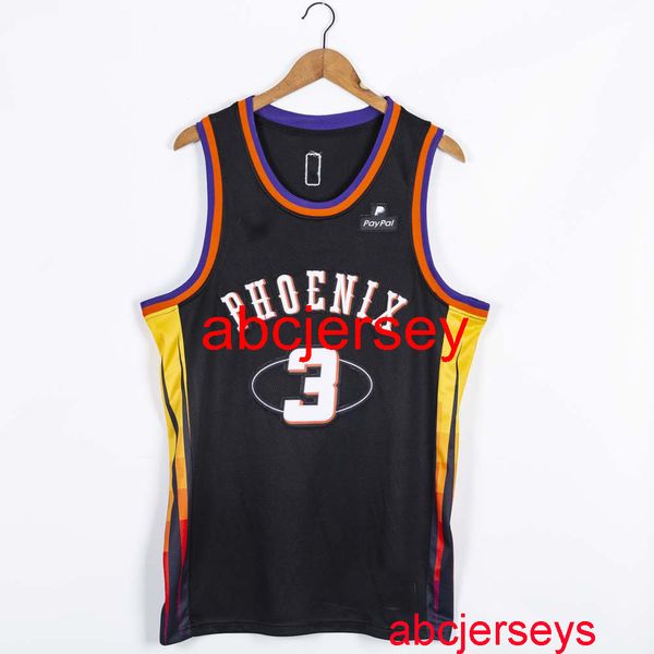 Männer Frauen Kinder 6 Arten Jersey 3 # PAUL 2022 schwarzer Basketball Jersey Stickerei Neue Basketball Jerseys XS-5XL 6XL