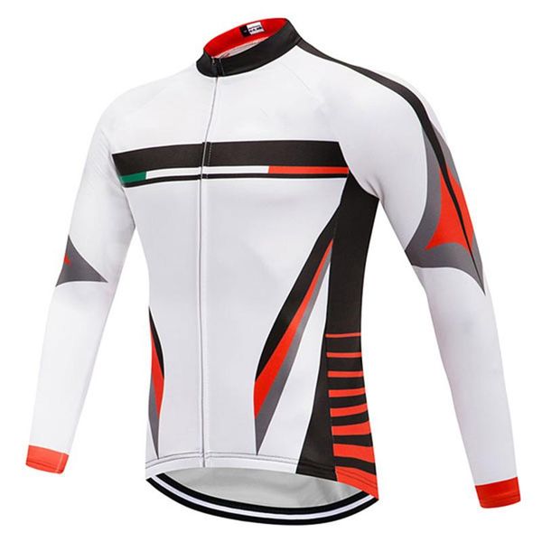 

racing jackets men's cycling jersey long sleeve mountain bike wear sportswear, Black;red