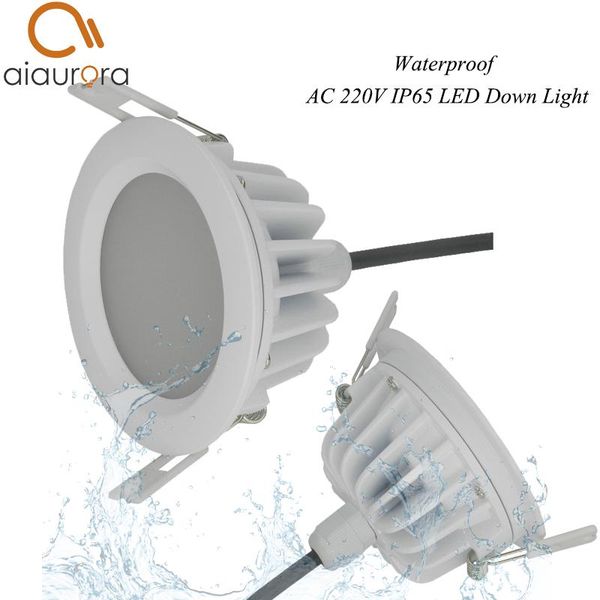 

downlights 1pcs 5w 7w 9w 12w 15w waterproof ip65 dimmable led downlight 20w 25w spot light ceiling lamp for bathroom/home