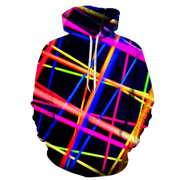 

men's hoodies & sweatshirts the latest hoodie color graphics 3d hoodie/sweatshirt harajuku long-sleeved autumn and winter streetwear, Black