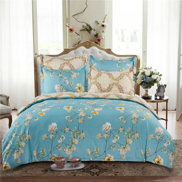 

bedding sets 2021 100% microfiber comforter set bed linen duvet cover blue no filler home textile single double king twin size