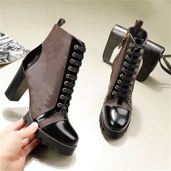 

luxury louises boots designer women winter sock boot chain leather letter shoes flat mid high heel fdgg, Black