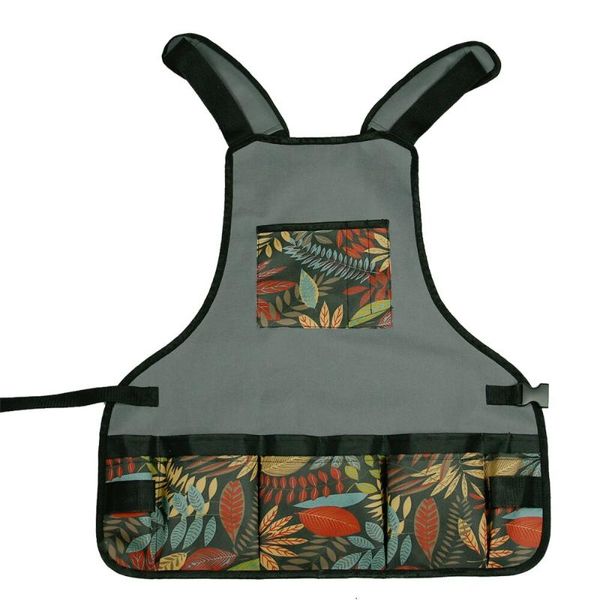 

apron waterproof oxford cloth with pocket gardening supplies home cooking cleaning bibs adjustable garden