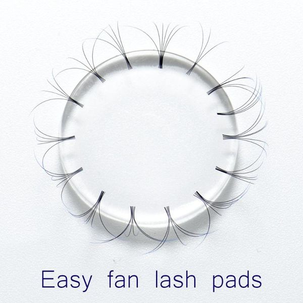 

false eyelashes 50pcs eyebrow extension simple fan pull pad volume patch for beginners making tool holder reusable and washable