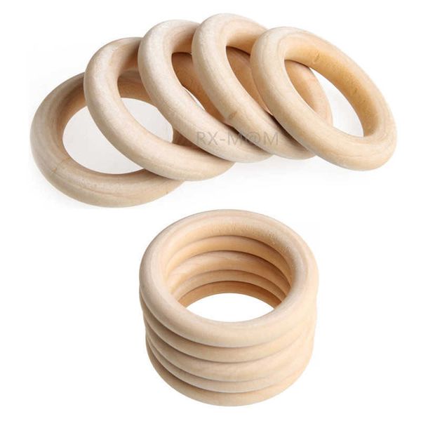 

baby wooden teether nature montessori toy infant teething molars accessories ring set necklace kids s