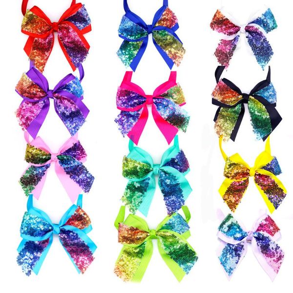 

dog apparel 30pcs christmas large bowties shining pet neckties bow tie middle big bows accessories wedding