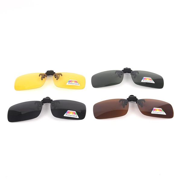 

outdoor eyewear one piece sunglasses polarized clip for myopia short sight men and women driving