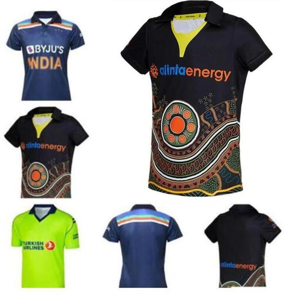 

2021 cricket jerseys shirts rugby jersey india australia maori thailand uniform zealand shirt, Black;gray