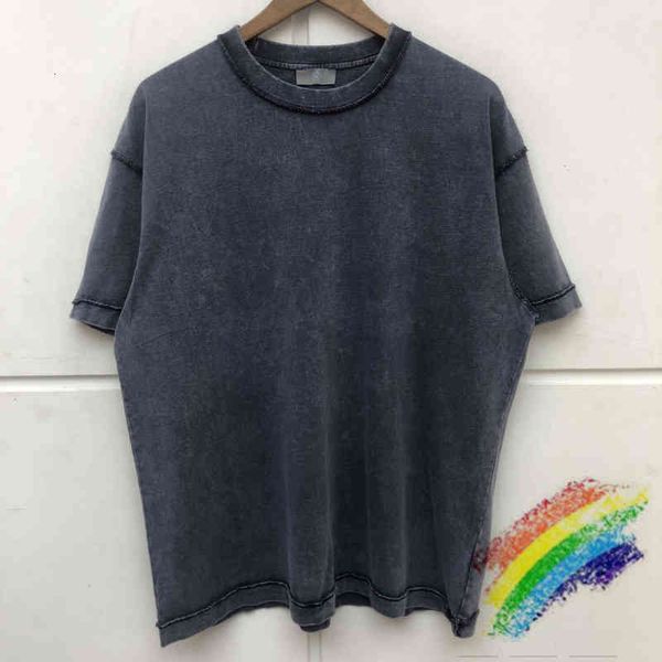 

women's t-shirt quality nice washed heavy fabric t shirt men women summer style blank solid color tee r92i, White