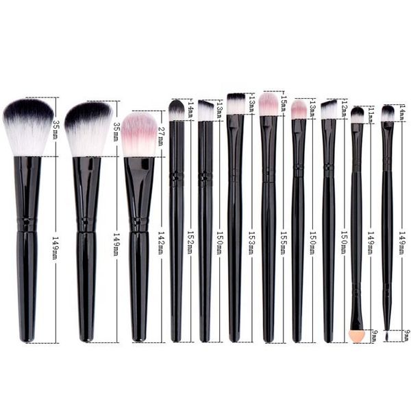 

makeup brushes set of 25 cruelty vegan pink kit pinceis de maquiagem profissional