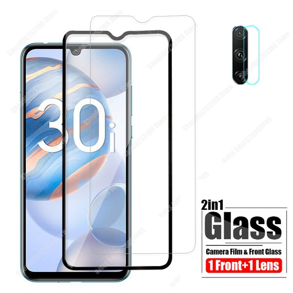 

for huawei honor 30i tempered glass on honor 30i screen protectors camera protective glass honor30i lens safety protection film