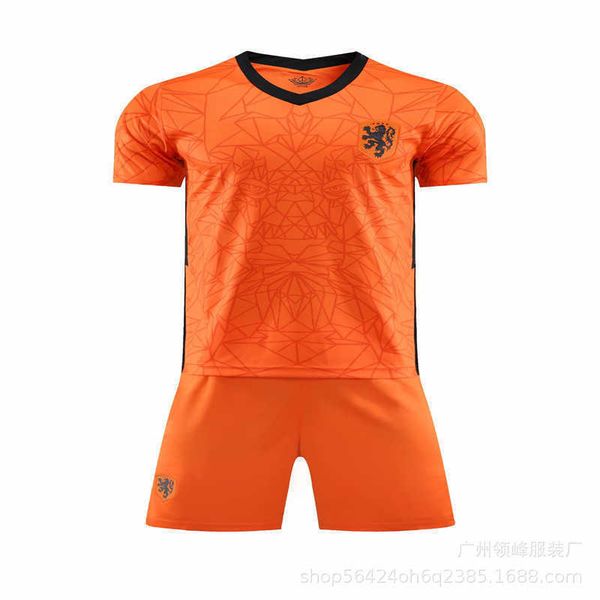

2021 cup Holland shirt home short s, 16-orange