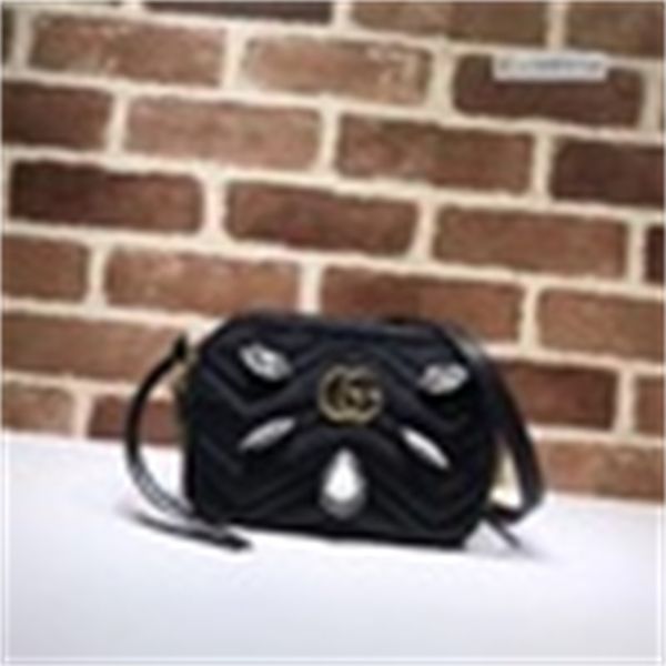 

woman metal v-shaped brand bag design letter designer buckle diamond luxury shoulder veet leather w80j 448065 crossbody quality