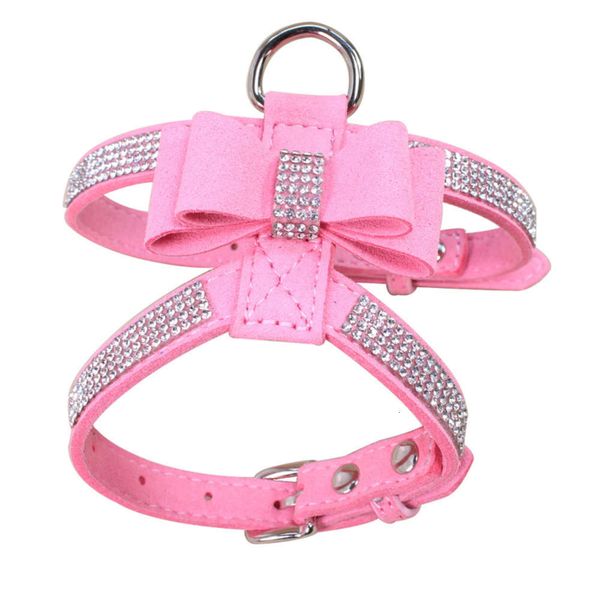 

shining rhintone bow pet cht strap