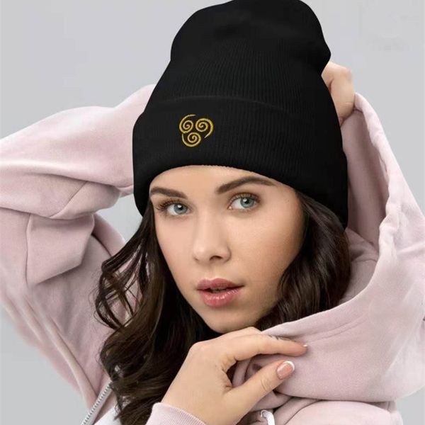 

beanies sale cartoon air nomad wool hat avatar last air bender embroidered knit pullover, Blue;gray