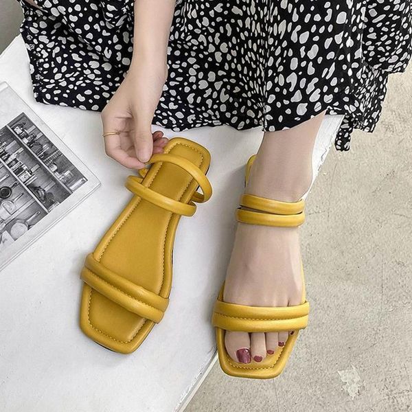 

slippers fashion flip flops women's summer slip-on flat beach open toe breathable shoes casual buckle floral sandals, Black