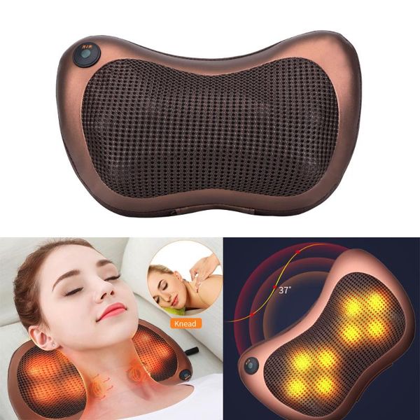

body massager pillow cushion neck back waist multifunctional car home cervical shiatsu massage electric heads necks massage new
