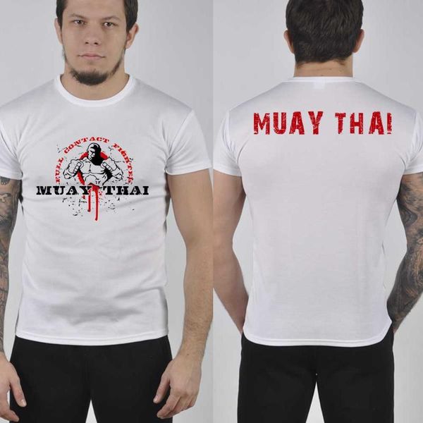 

men's t-shirts cool design muay thai mma combat training t-shirt. summer cotton short sleeve o-neck mens t shirt s-3xl, White;black