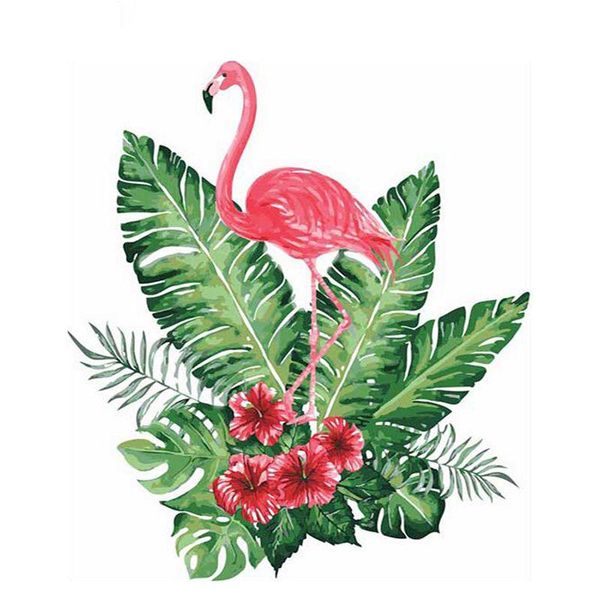 

paintings selilali 40x50cm painting by numbers red bird animal paint kits for adults beginner handmade 60x75cm framed oil picture po