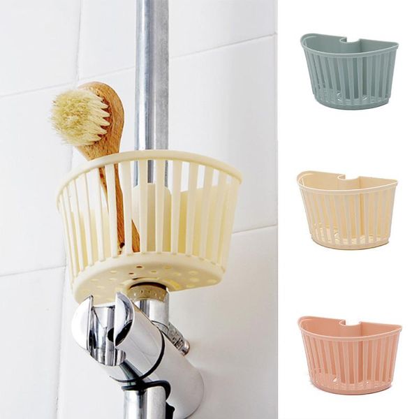 

hooks & rails kitchen drain rack plastic hanging basket shelf edge bottom hollow sink sponge storage spout holder faucet debris organization