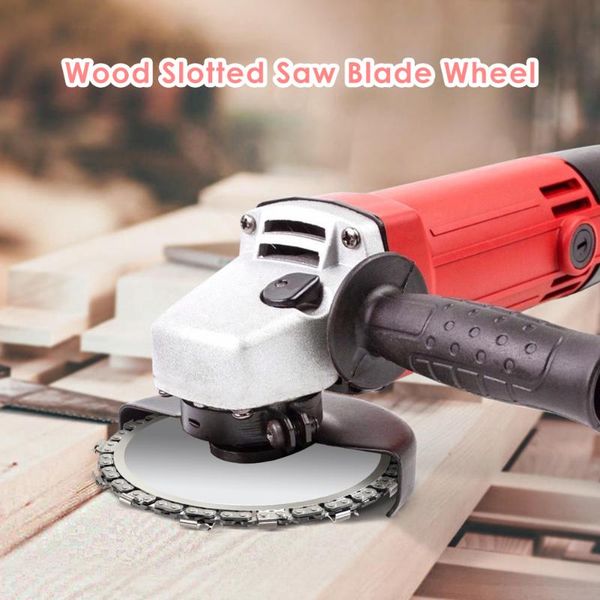 

hand tools woodworking chain plate angle grinding wood slotted saw blade wheel carving disc for grinder tool