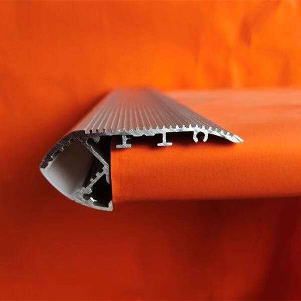 Бесплатная доставка алюминиевый высококачественный алюминиевый пол с толстой крышкой профиль линейных утопленных подземных ступеней лестницы стена светодиодный свет