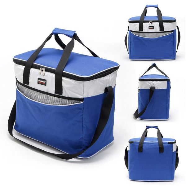 

outdoor bags 34l insulated bag cooler lunch tote thermal bento camping bbq picnic food freshness