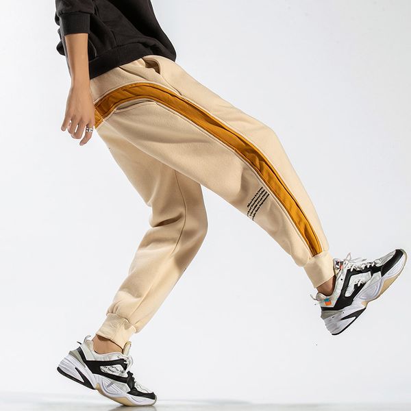 

2021 new ankle-length sweatpants streetwear spring autumn hip hop harem pants mens casual oversize 5xl 6xl joggers trouers tix5, Black