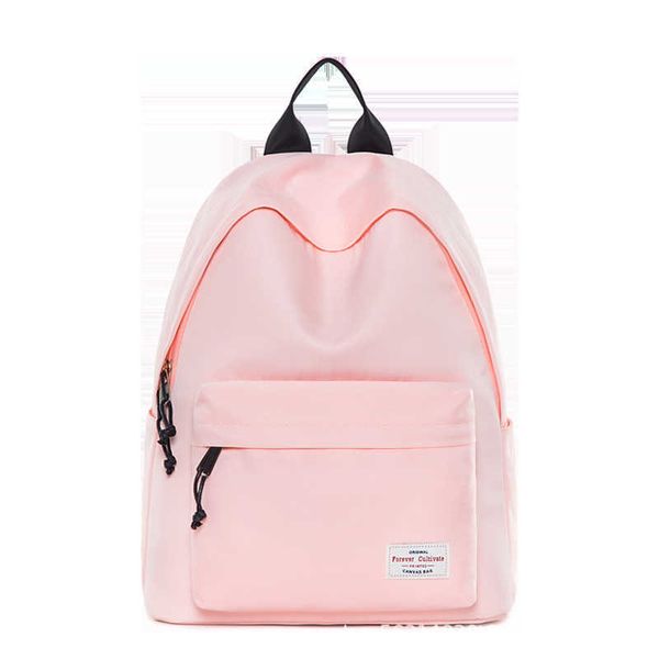 

brand straight hair travel simple backpack candy color backpack