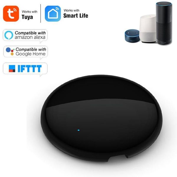 

smart home control tuya wifi ir remote for air conditioner tv, infrared universal controller alexa,google