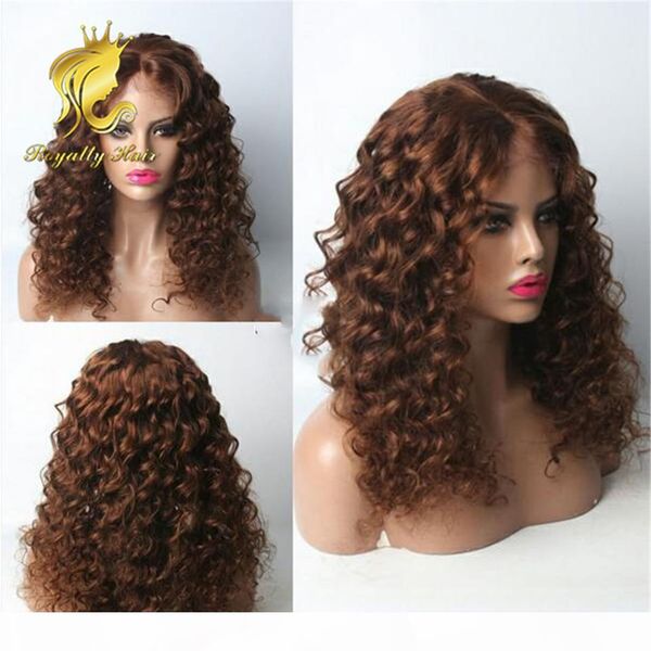 

density 150% curly #33 human hair wigs 8a brazilian full lace wigs kinky curly lace front wig for women with baby hair, Black;brown