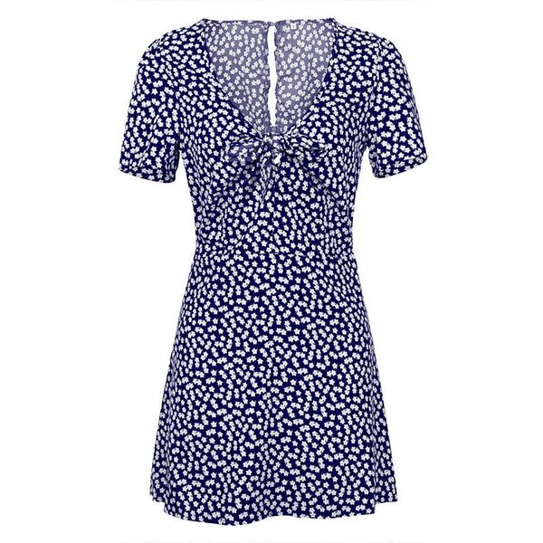 

casual dresses 2021 women summer mini dress ladies short sleeve bodycon beach party dot sundress robe female, Black;gray